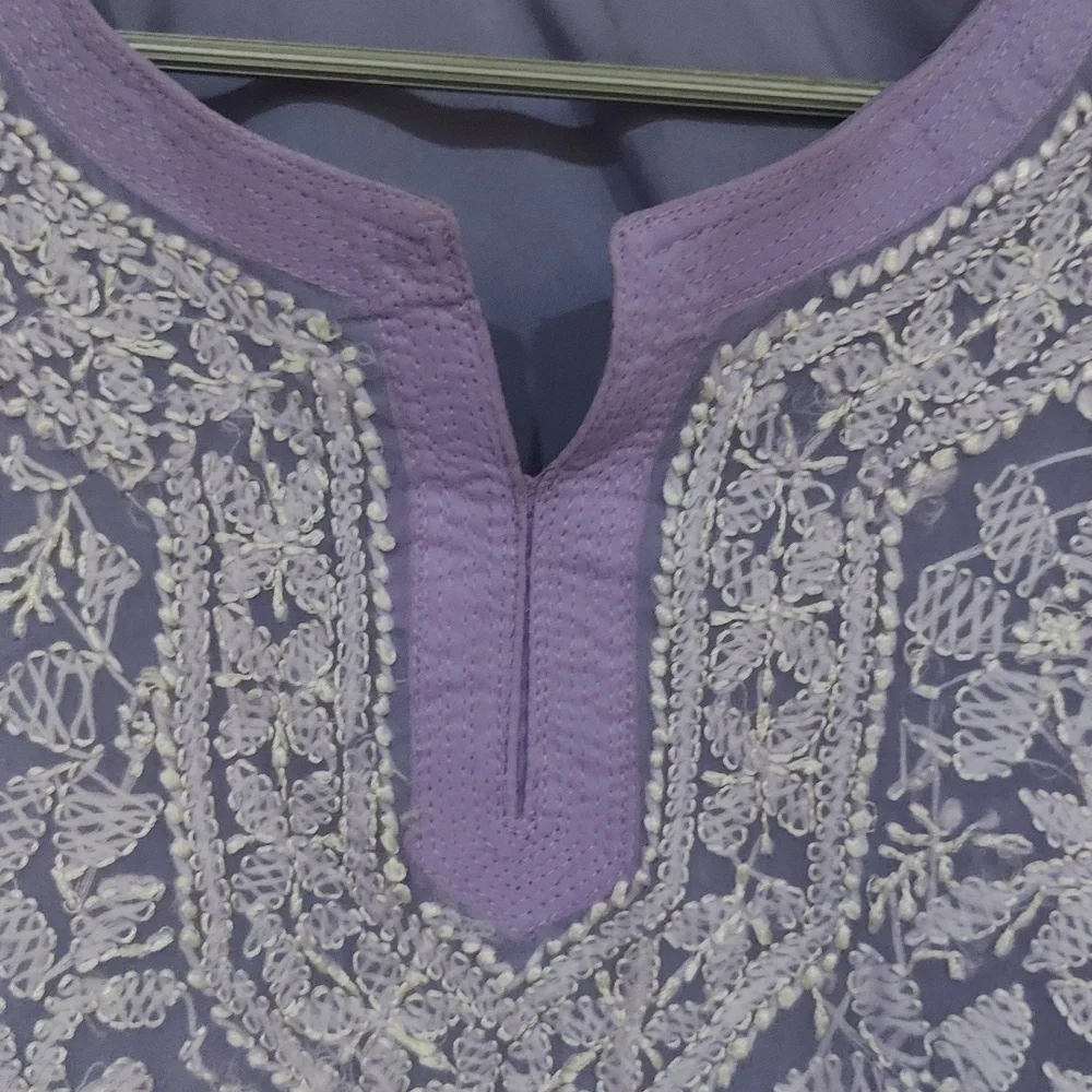 ❌❌sold❌❌Lavender chikankari - Picture 3 of 6